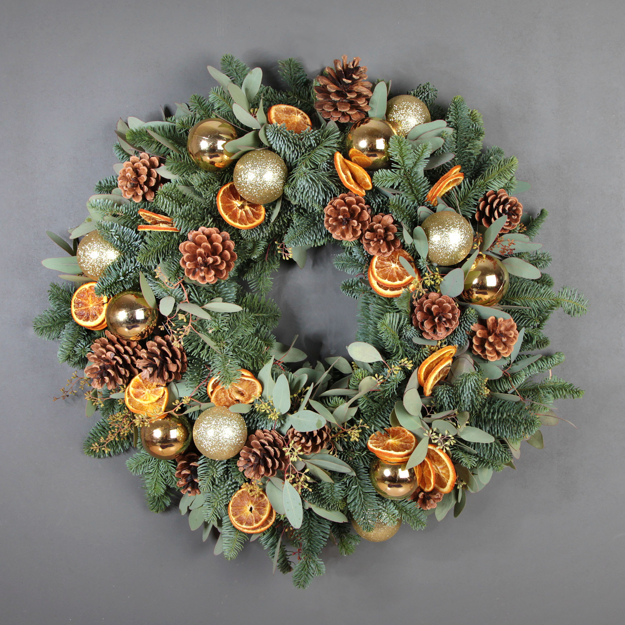 floristry pre wired dried orange slices wreaths garland Christmas Decs x10 