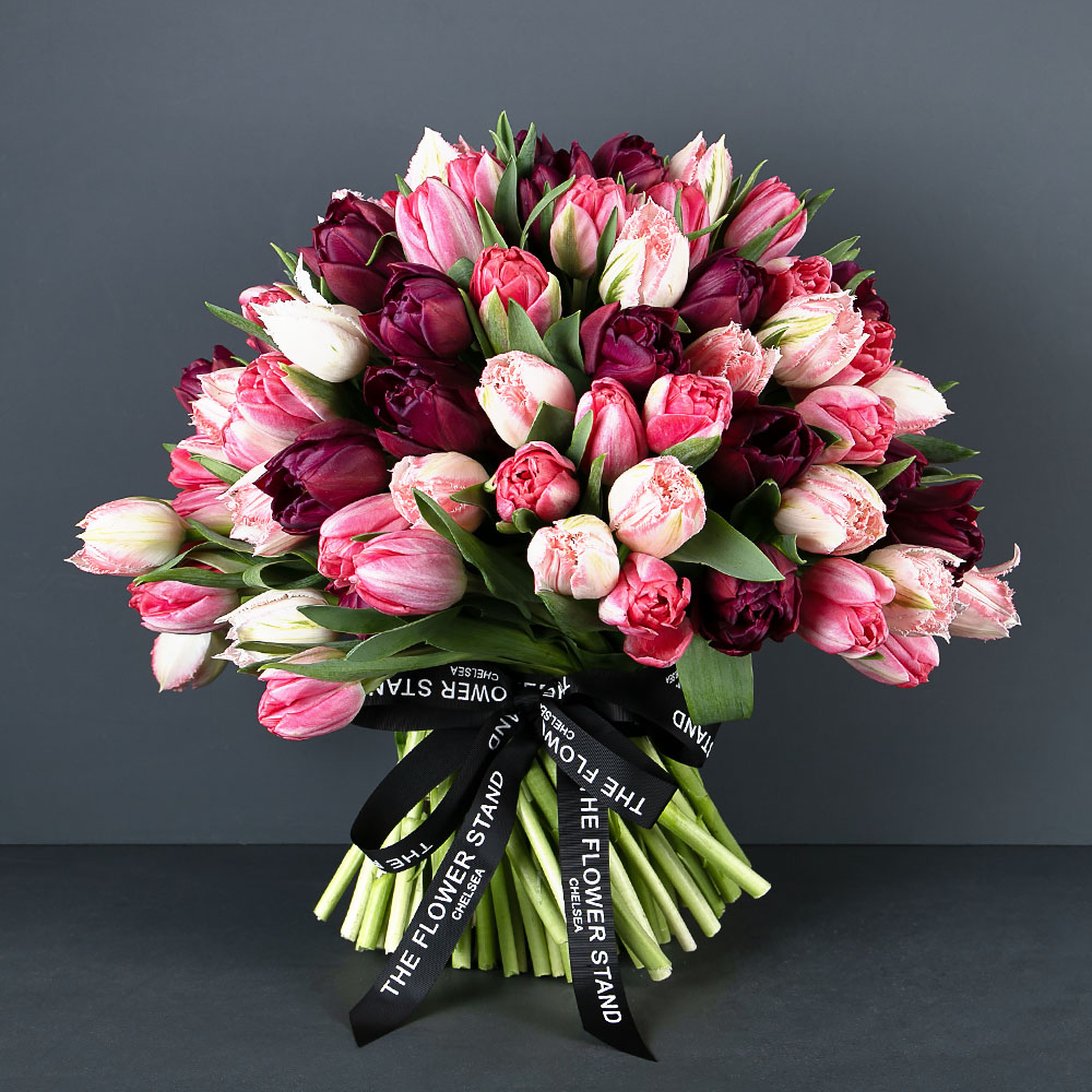 Tulip Floral Arrangements A Tulip Sweetie Jar The Cambridge Flower