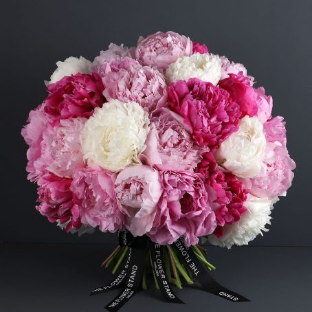 designer mixed peonies luxury bouquet